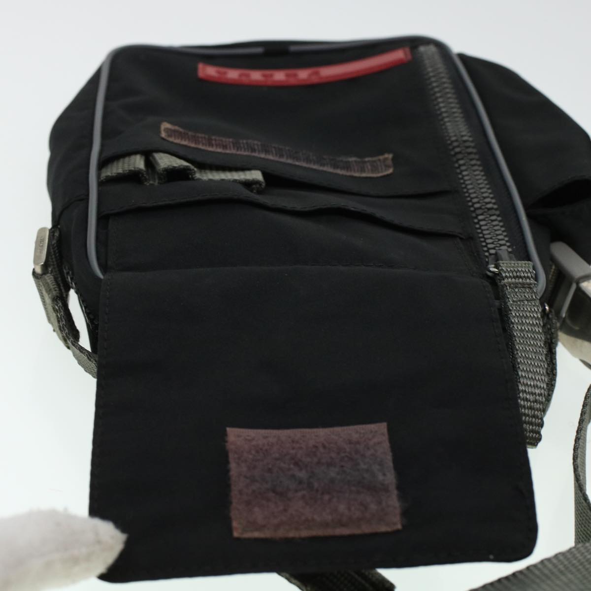 PRADA Shoulder Bag Nylon Black  am4341