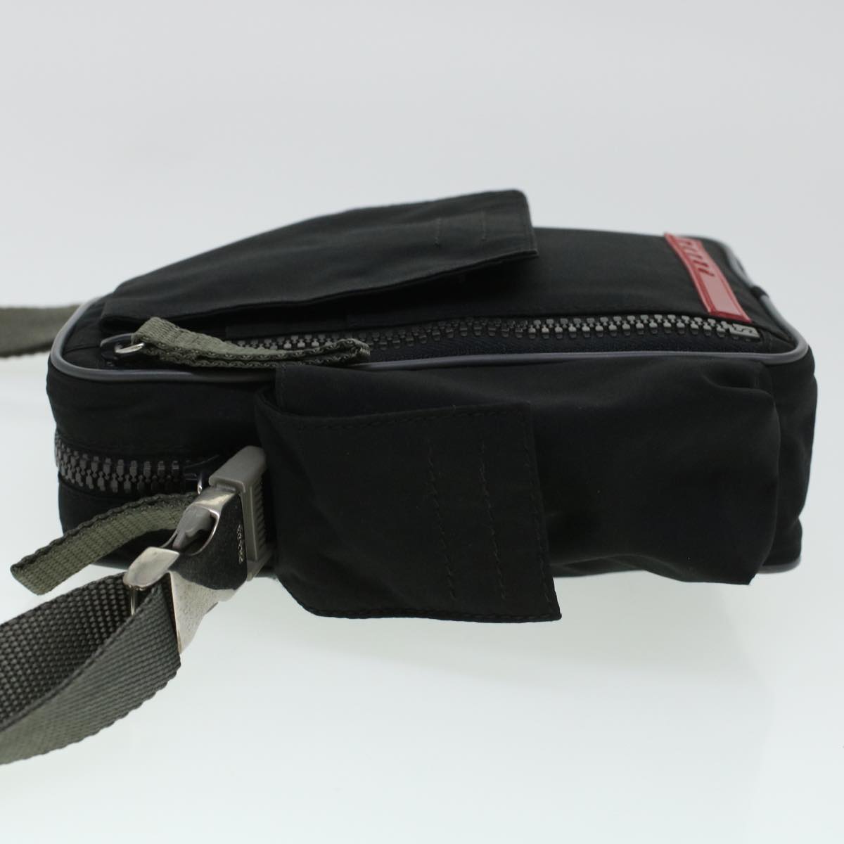 PRADA Shoulder Bag Nylon Black  am4341