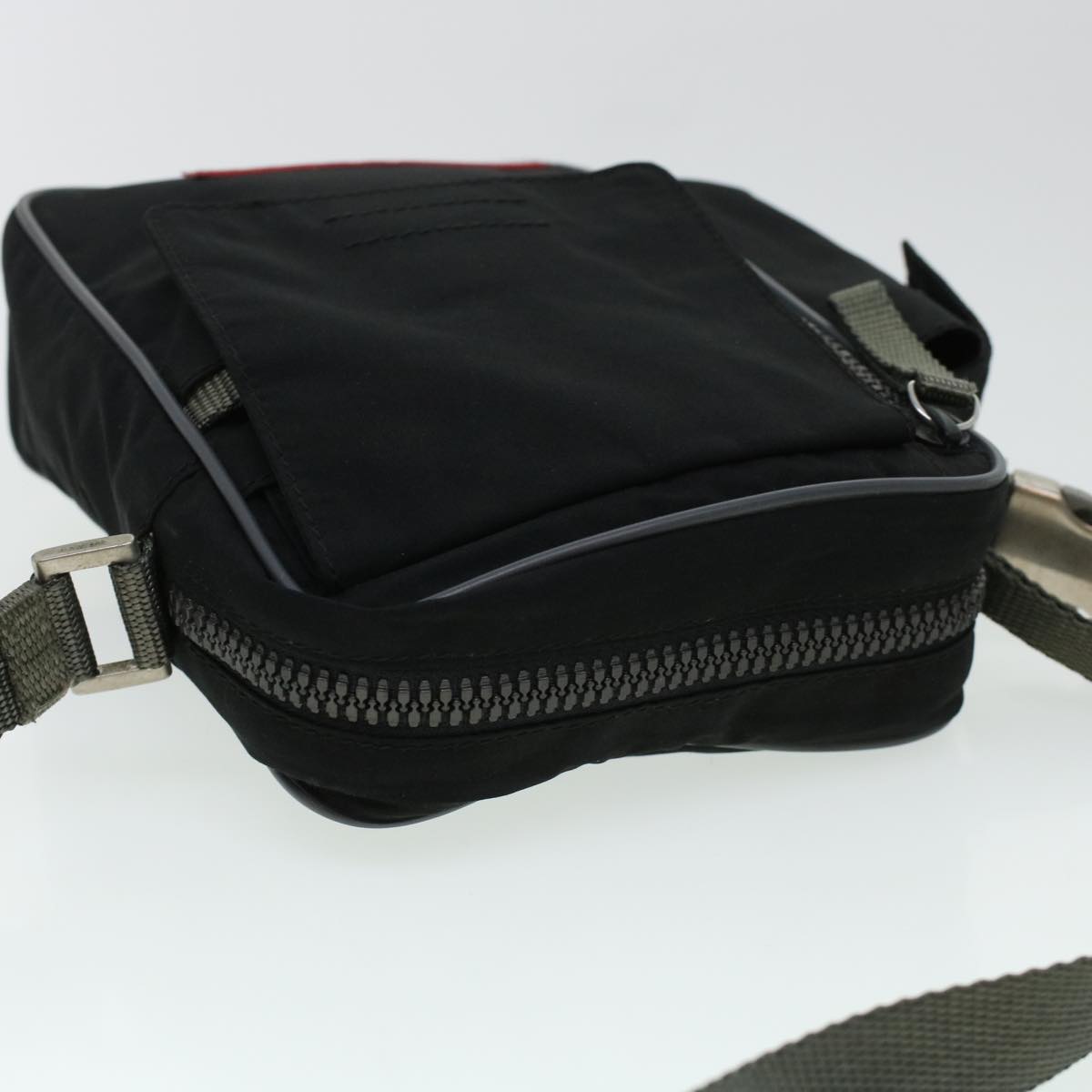 PRADA Shoulder Bag Nylon Black  am4341