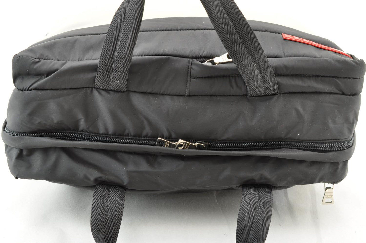 PRADA Hand Bag Nylon Black  ar1221