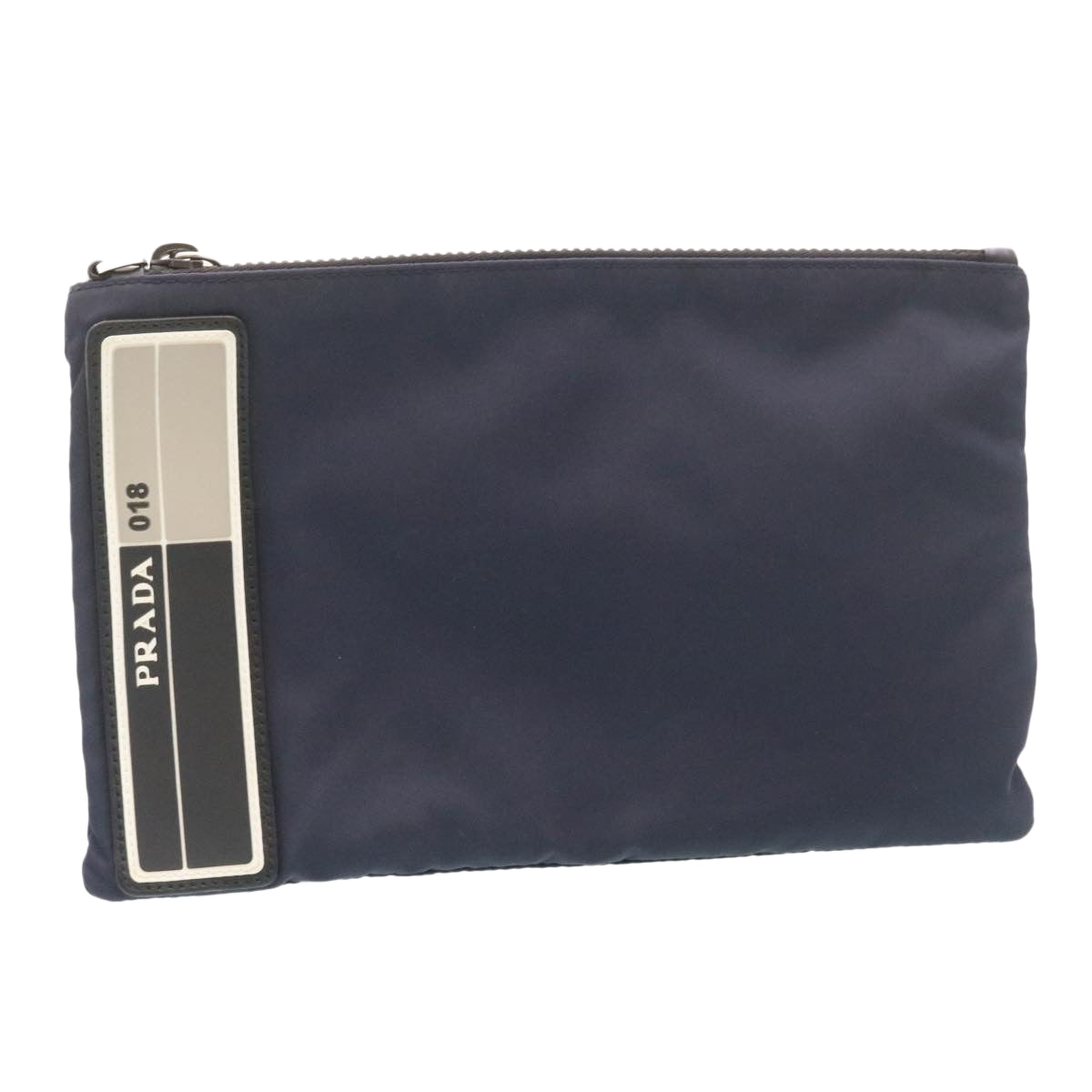 PRADA Clutch Bag Nylon Navy  ar6315