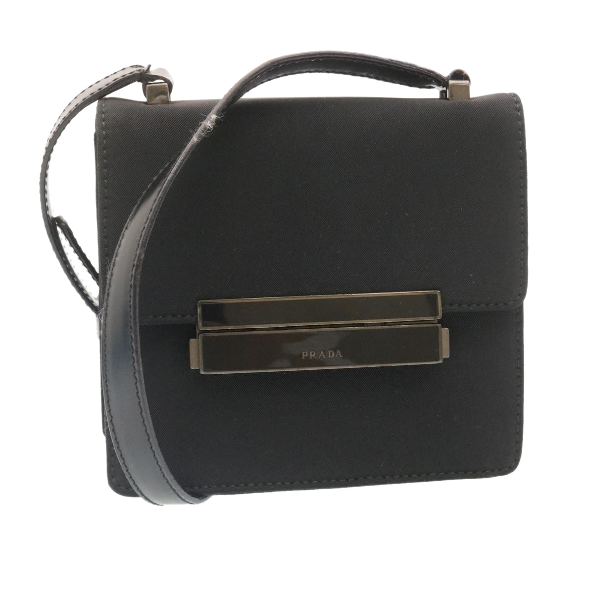 PRADA Shoulder Bag Nylon Black  ar6449