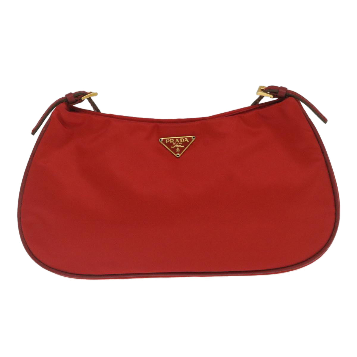 PRADA Accessory Pouch Nylon Red  ar6677