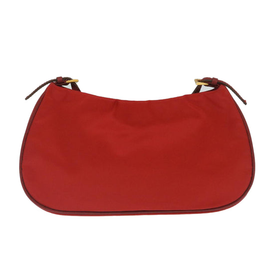 PRADA Accessory Pouch Nylon Red  ar6677