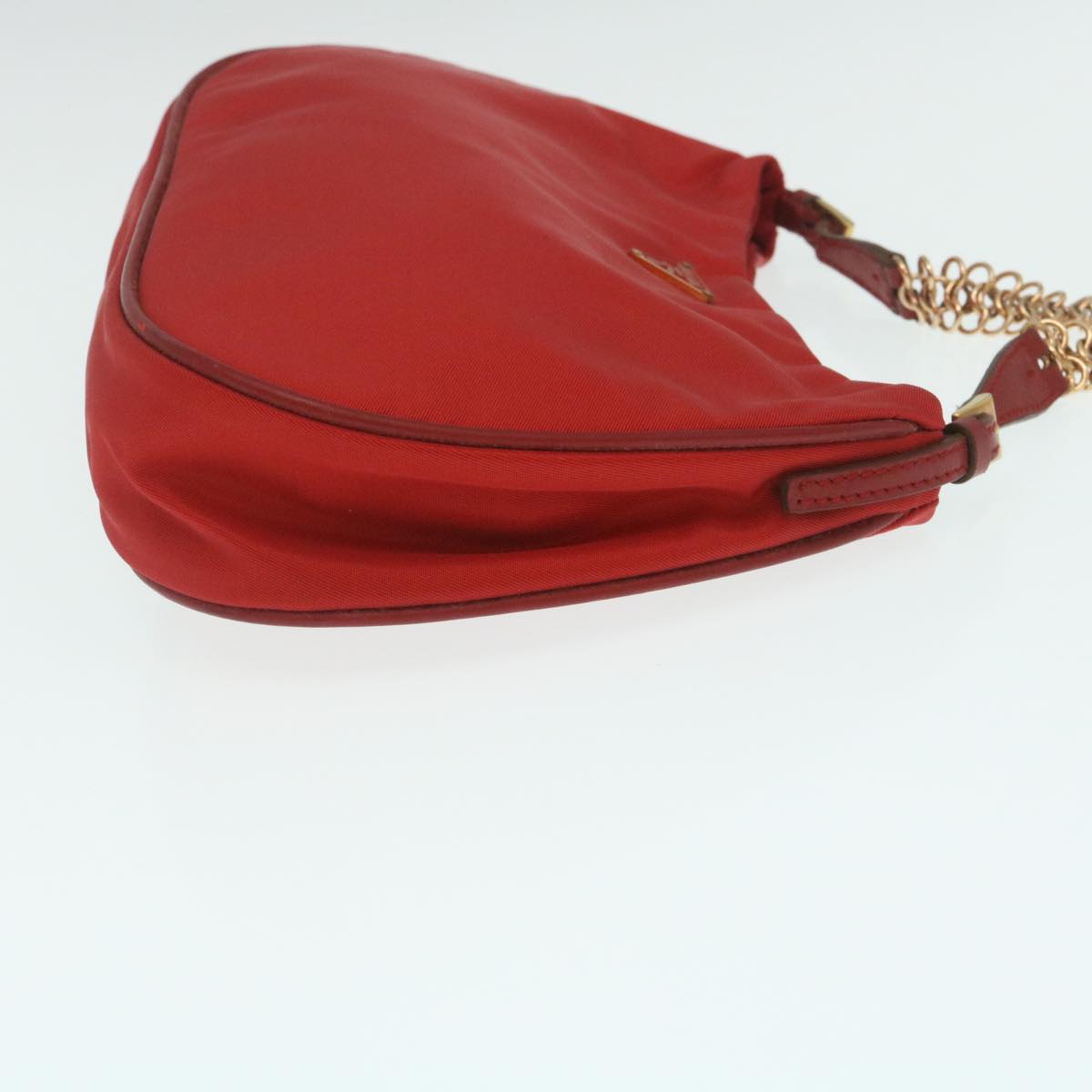 PRADA Accessory Pouch Nylon Red  ar6677