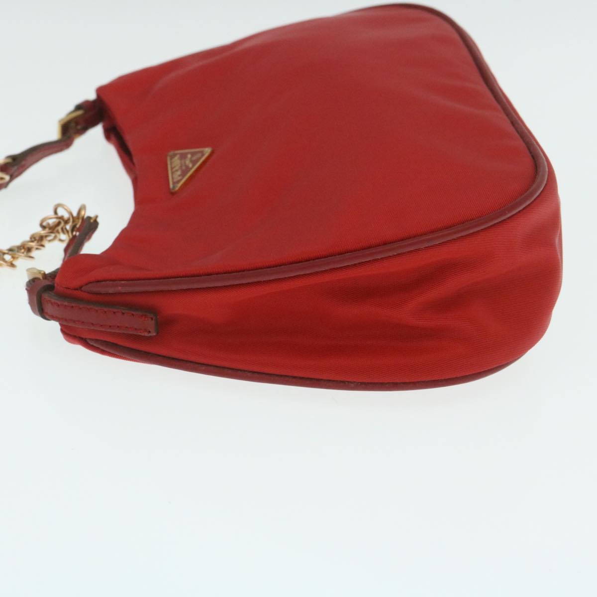 PRADA Accessory Pouch Nylon Red  ar6677