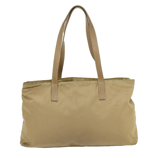 PRADA Tote Bag Nylon Beige  ar6825