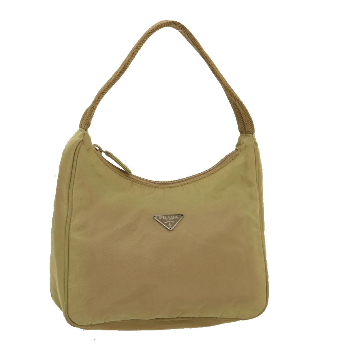 PRADA Hand Pouch Nylon Khaki  ar6908