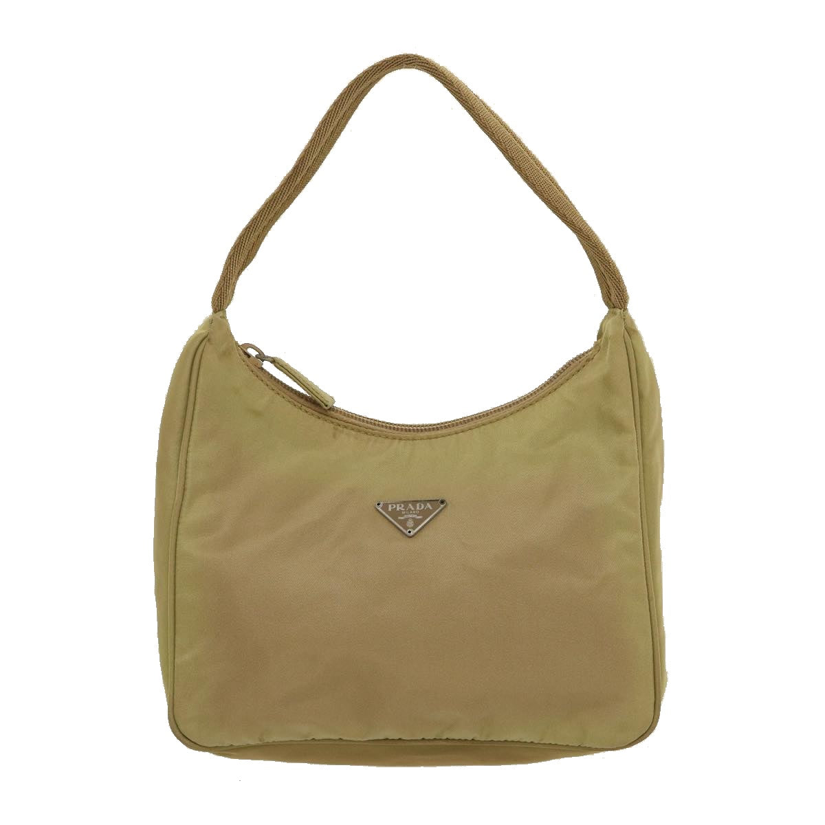 PRADA Hand Pouch Nylon Khaki  ar6908