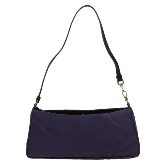 PRADA Accessory Pouch Nylon Purple  ar7076