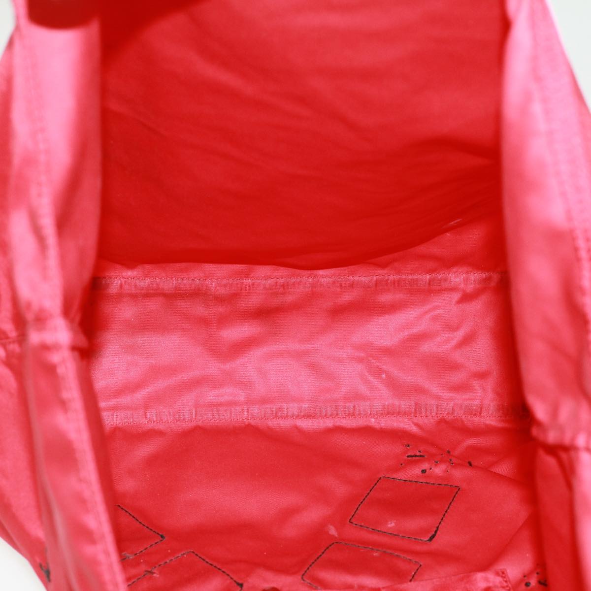 PRADA robot Hand Bag Nylon Red  ar7943