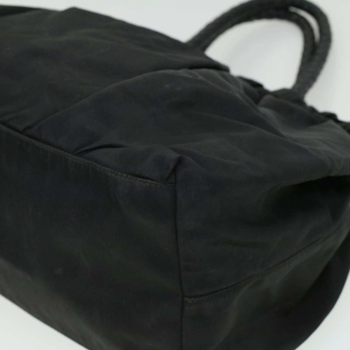 PRADA Hand Bag Nylon Black  ar8451