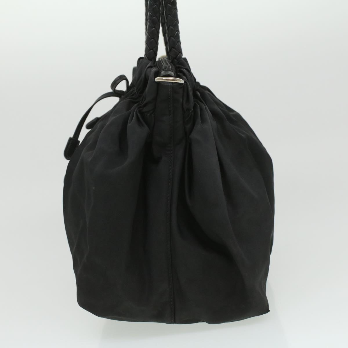 PRADA Hand Bag Nylon Black  ar8451