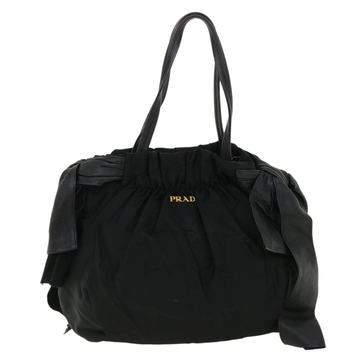 PRADA Hand Bag Nylon 2way Black  ar8793