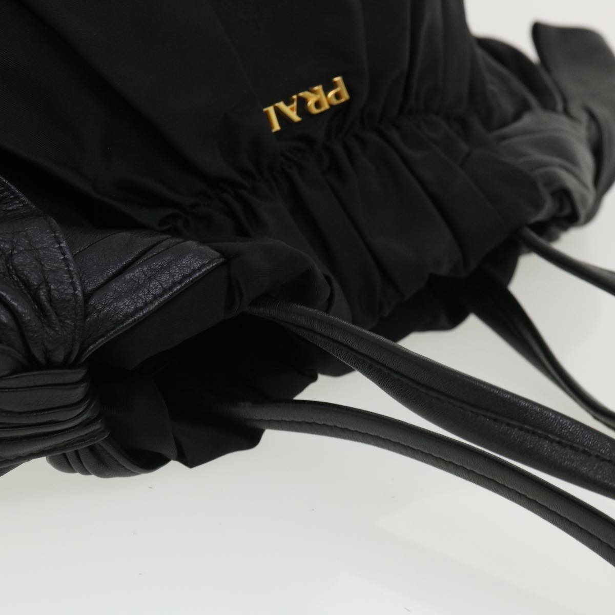 PRADA Hand Bag Nylon 2way Black  ar8793