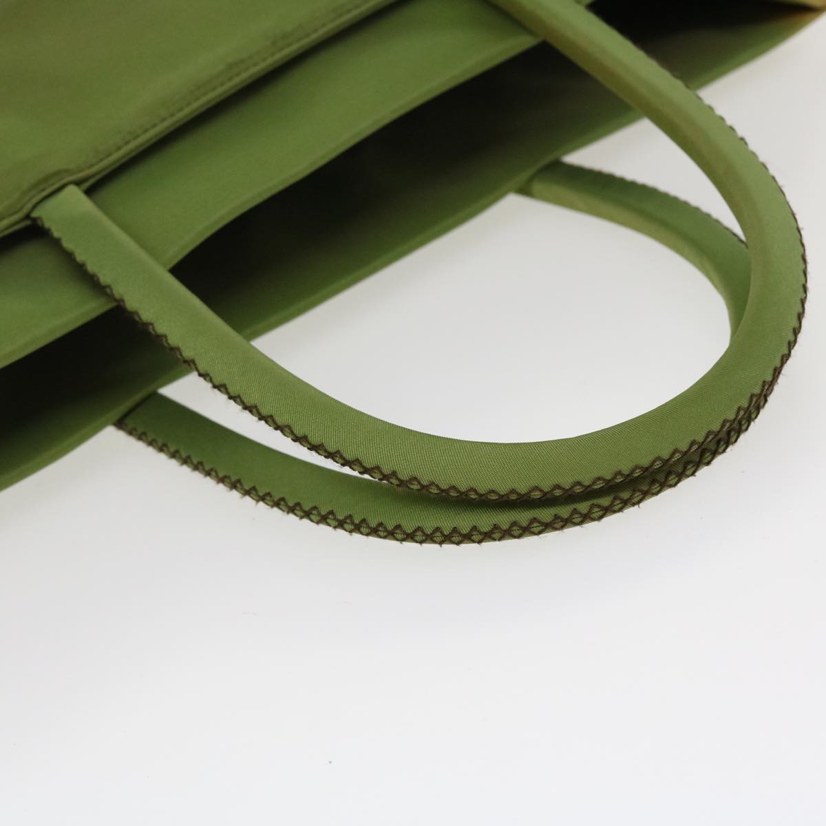 PRADA Hand Bag Nylon Khaki  ar8992