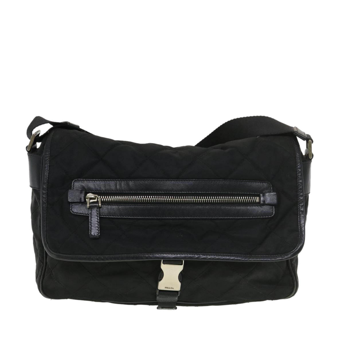 PRADA Shoulder Bag Nylon Black  ar9170