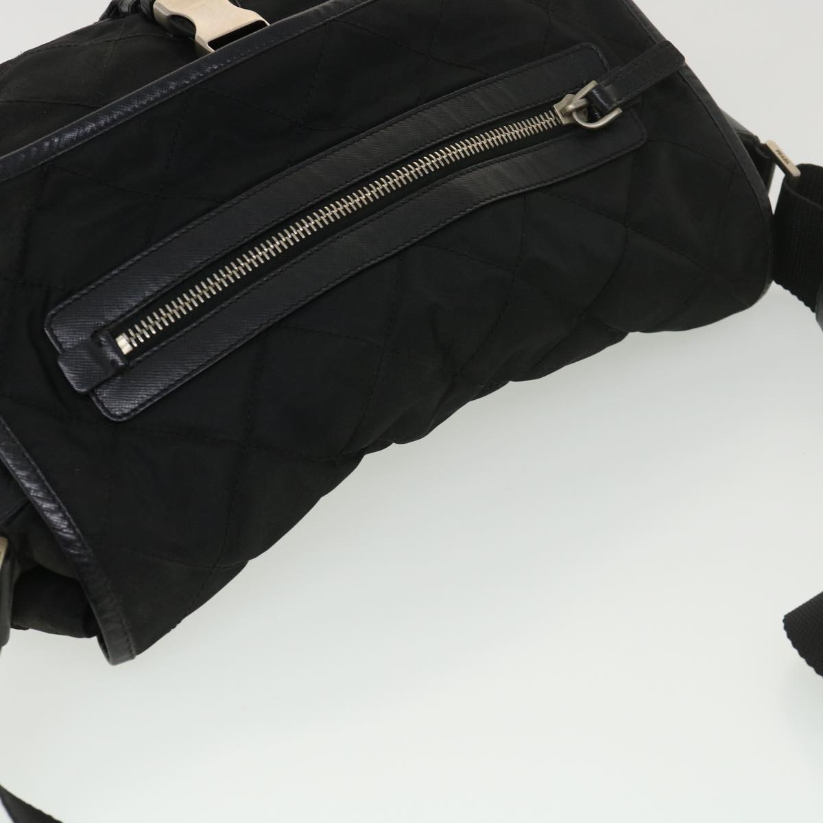 PRADA Shoulder Bag Nylon Black  ar9170