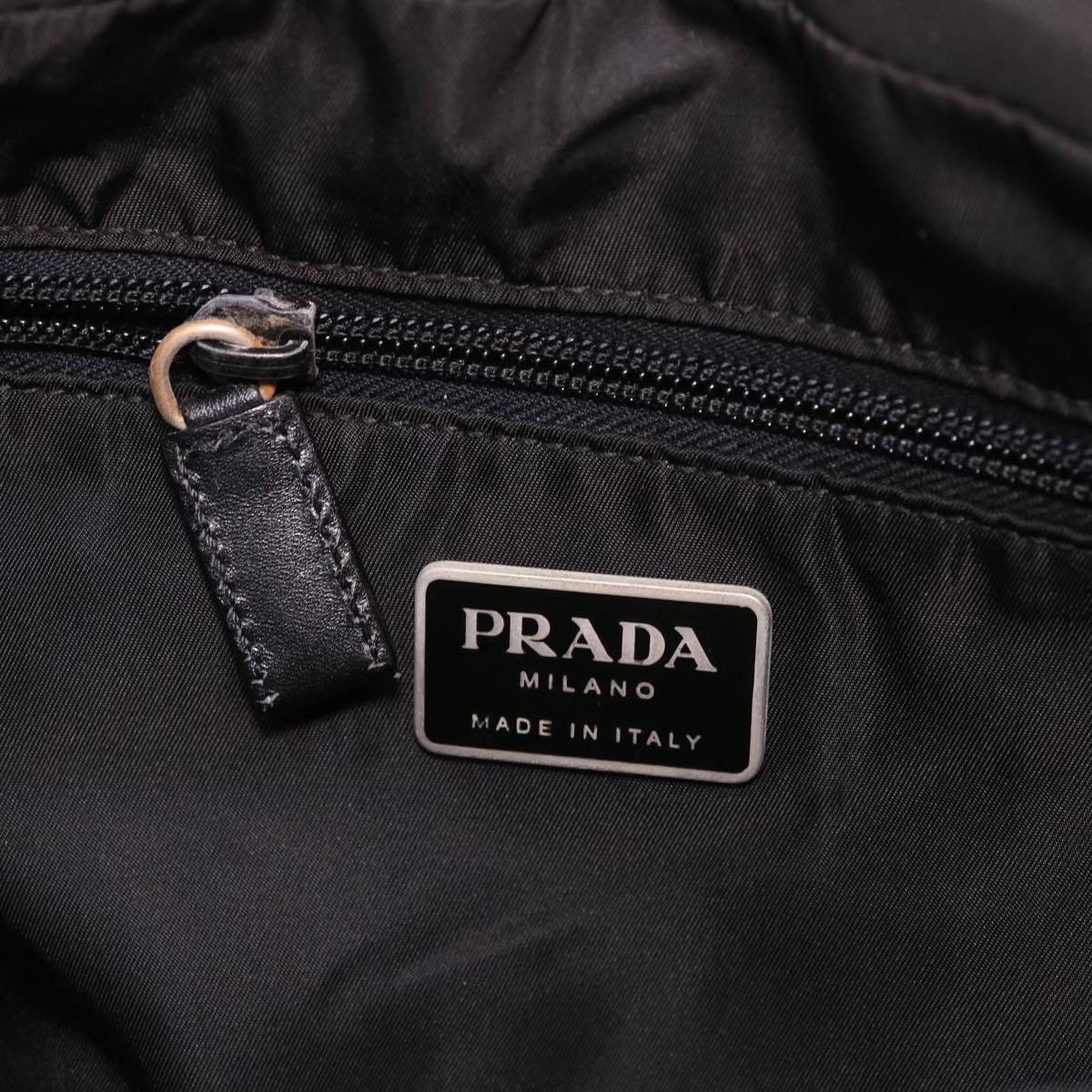 PRADA Backpack Nylon Black  ar9171