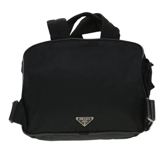 PRADA Backpack Nylon Black  ar9171