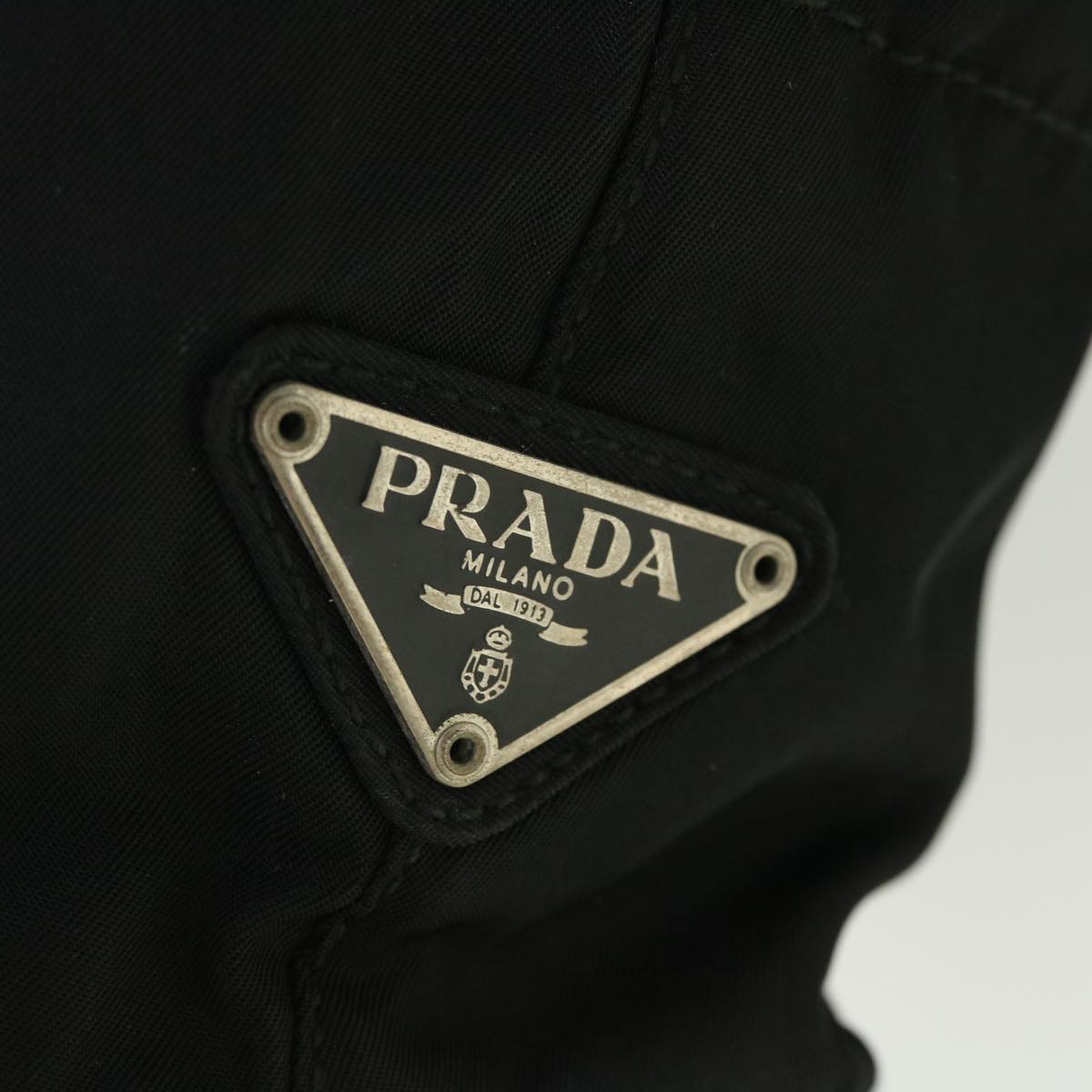 PRADA Shoulder Bag Nylon Black  ar9231