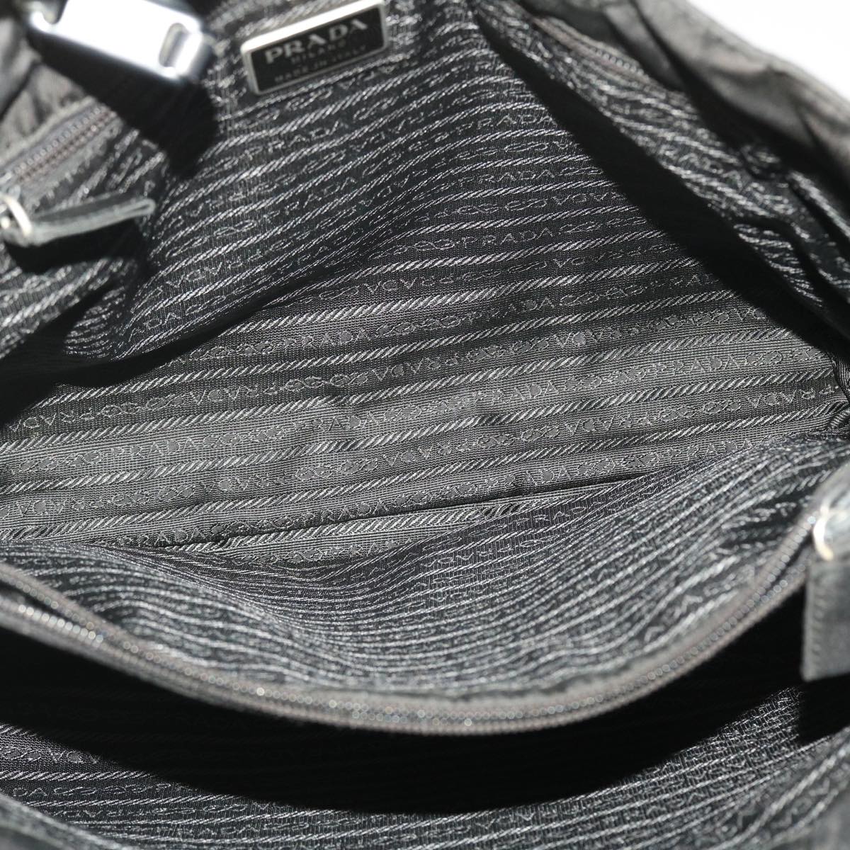 PRADA Shoulder Bag Nylon Black  ar9231