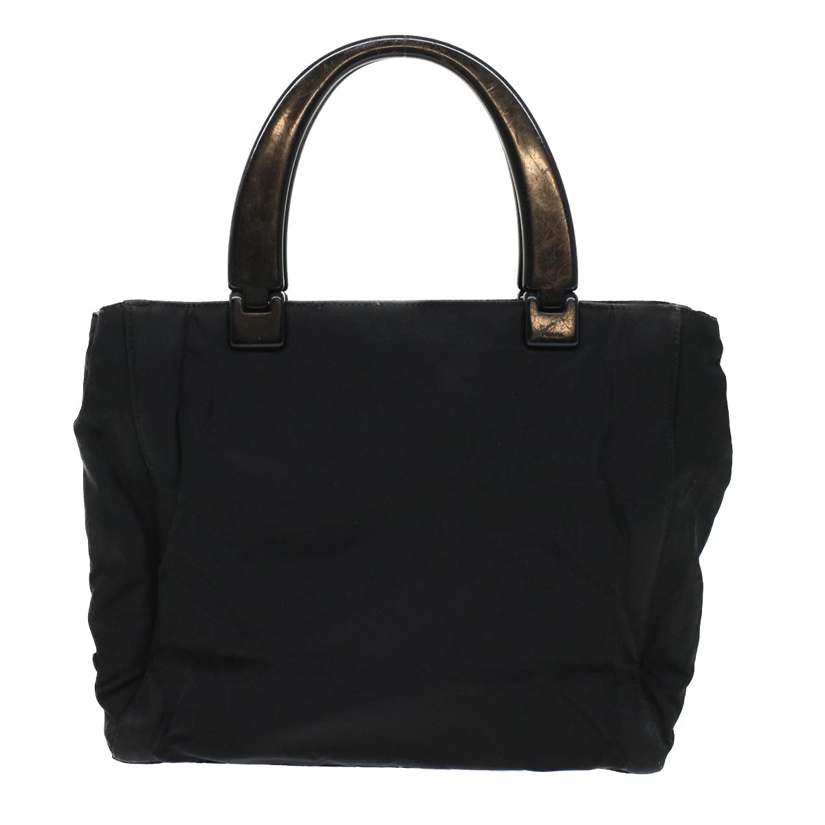 PRADA Hand Bag Nylon Black  ar9707B