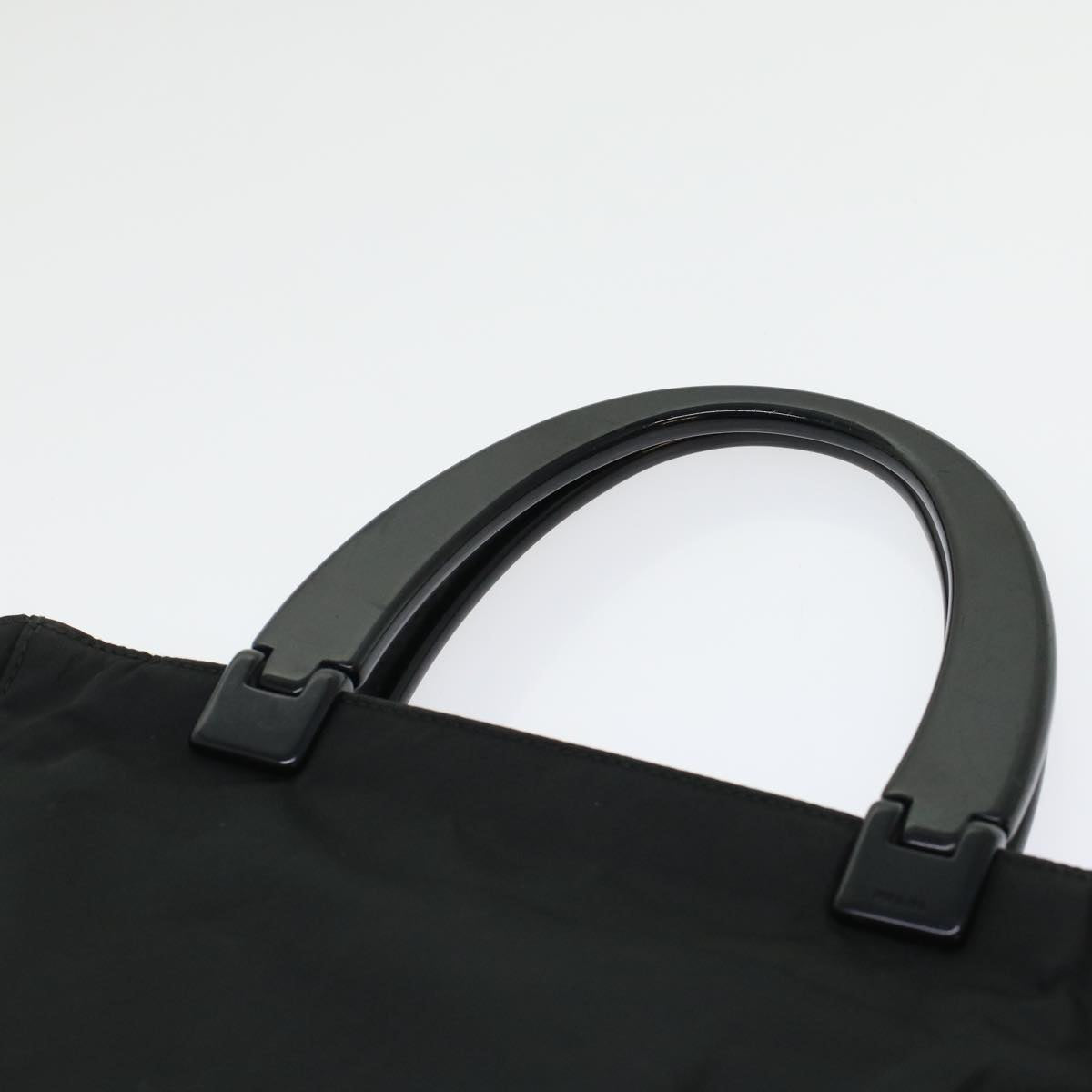 PRADA Hand Bag Nylon Black  ar9707B