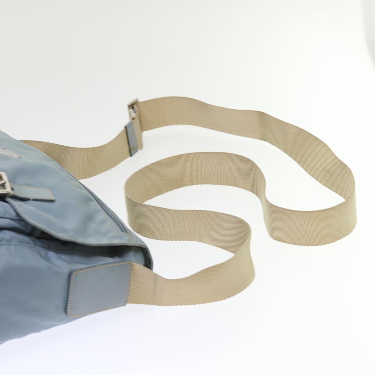 PRADA Shoulder Bag Nylon Light Blue  ar9923