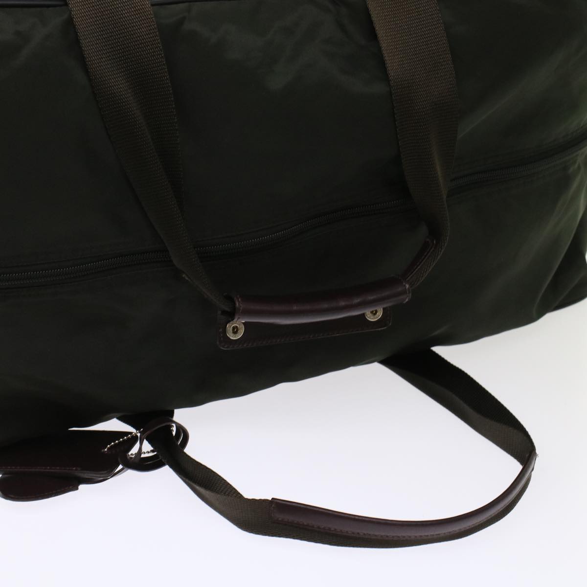 PRADA Boston Bag Nylon Green  ar9930