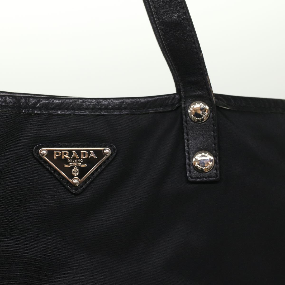 PRADA Tote Bag Nylon Black  ar9980