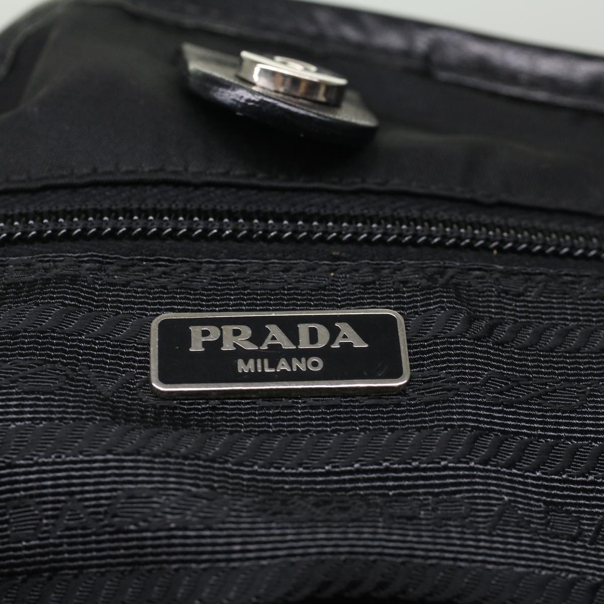 PRADA Tote Bag Nylon Black  ar9980