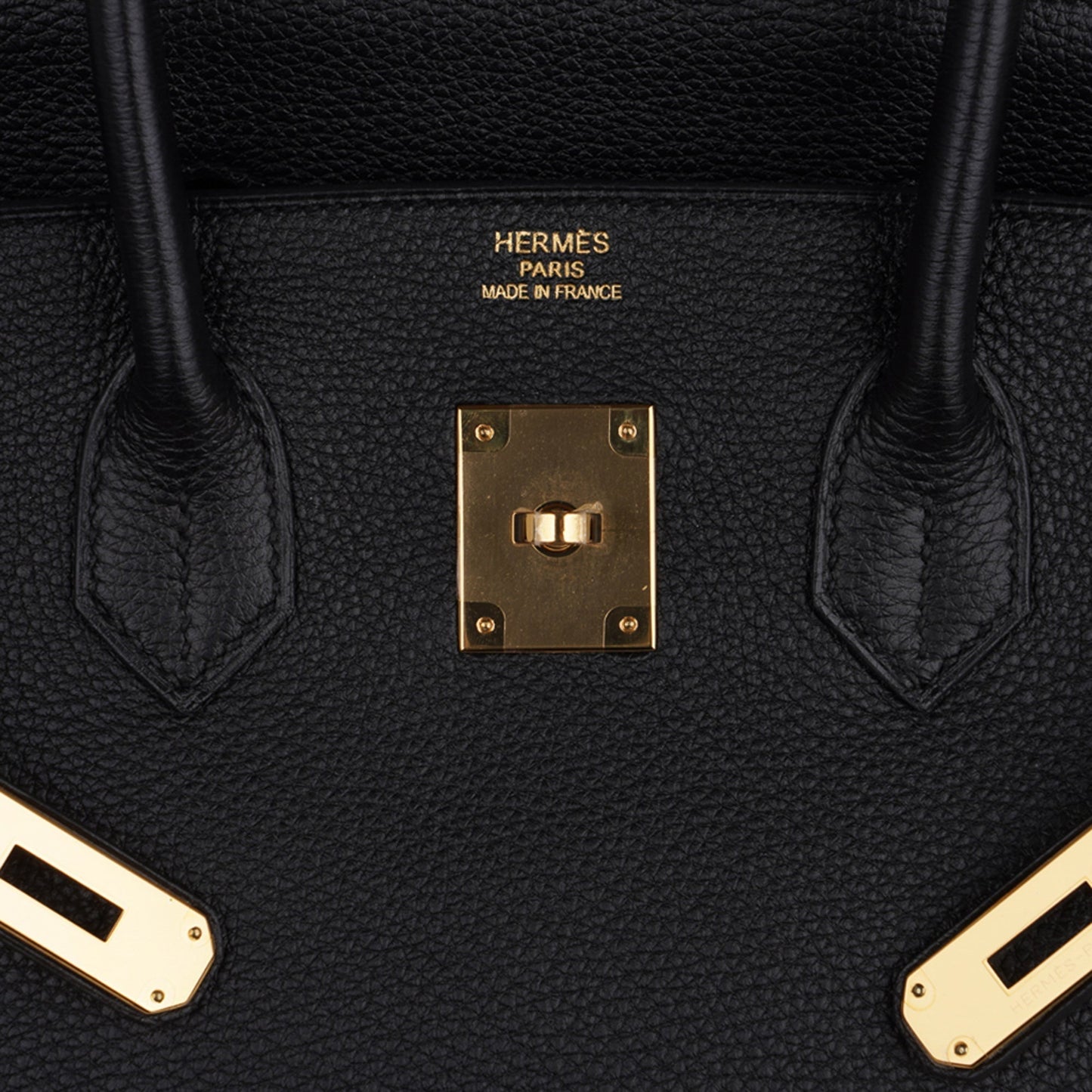 Hermes Birkin 35 Bag Black Togo Gold Hardware Ultimate Classic