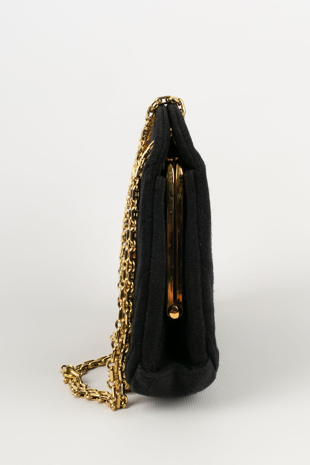 Sac en jersey noir Chanel