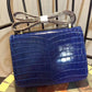 HM Constance 24 Pattern Crocodile Blue For Women, Handbags, Shoulder Bag 9.4in/24cm