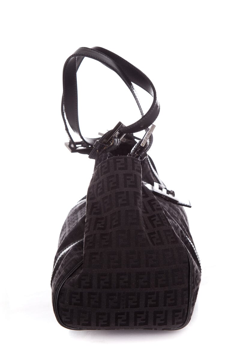 Fendi Black Zucca Handbag