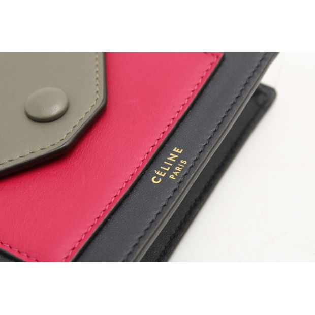 Celine Tri-Colour Card Wallet