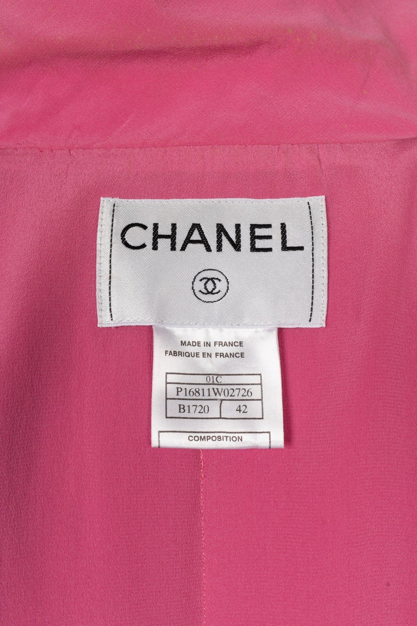 Veste rose Chanel