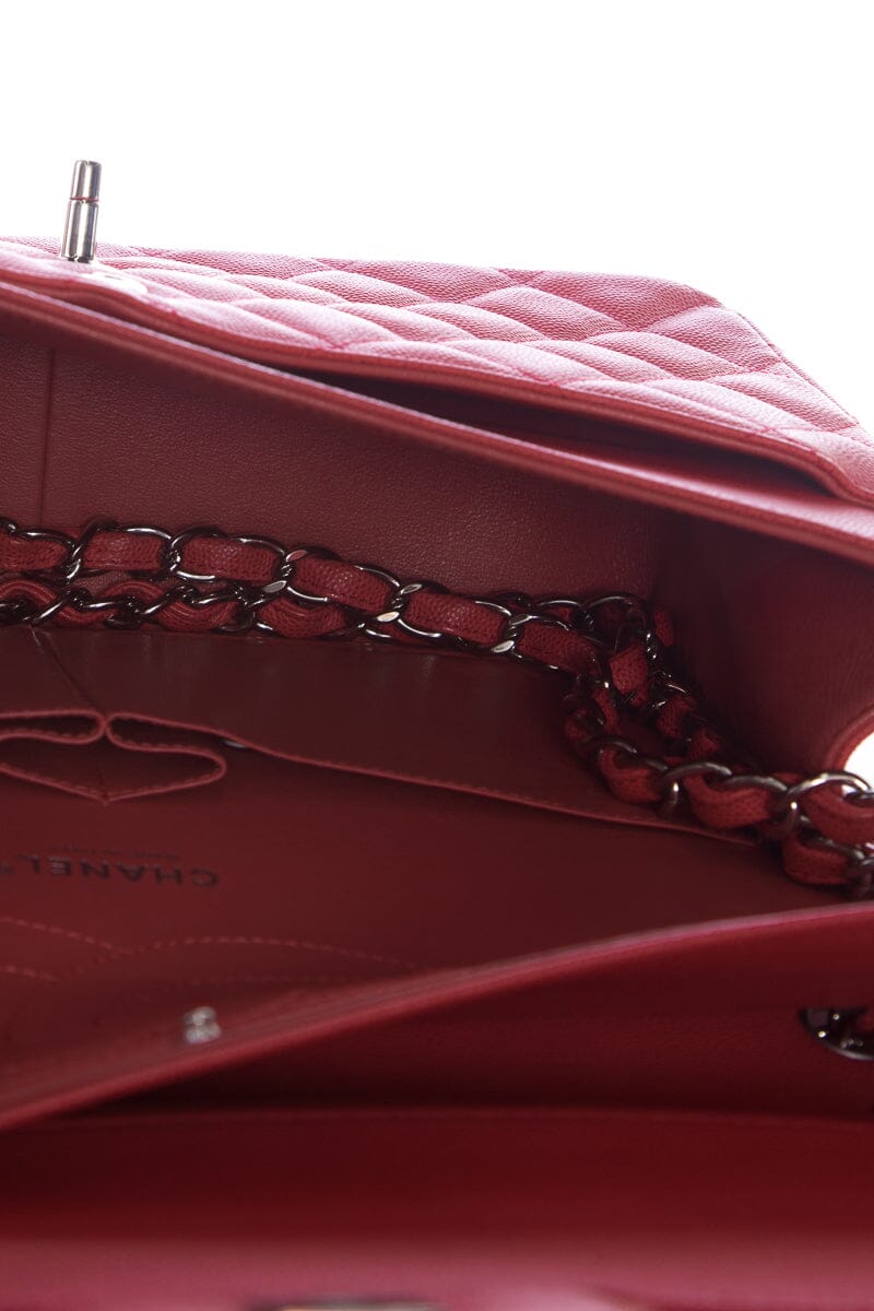 Chanel Pink Caviar Jumbo SHW  Handbag