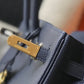 HM Birkin Dark Blue For Women Gold-Toned Hardware 11in/30cm
