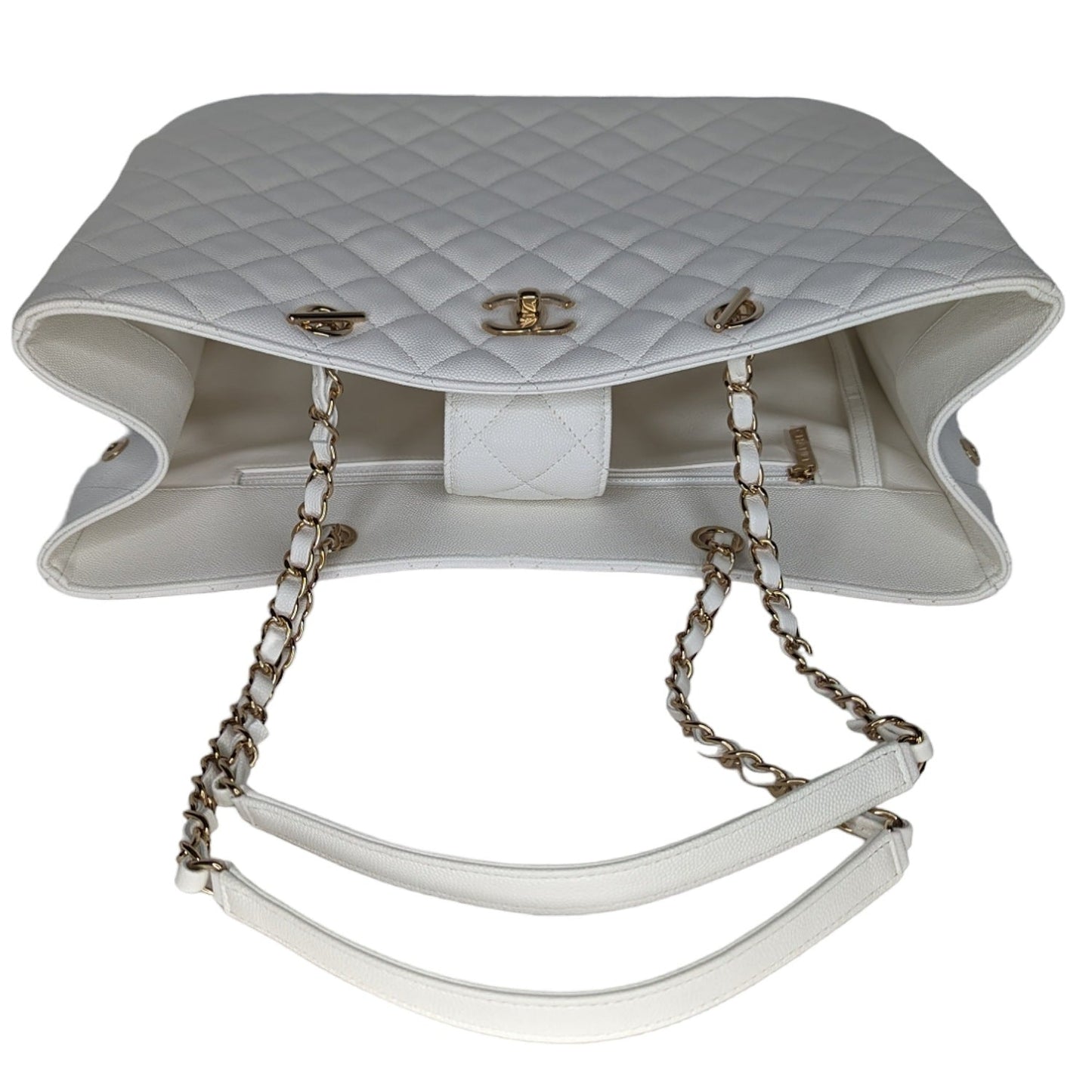 Chanel bag White Caviar Classic Timeless Tote