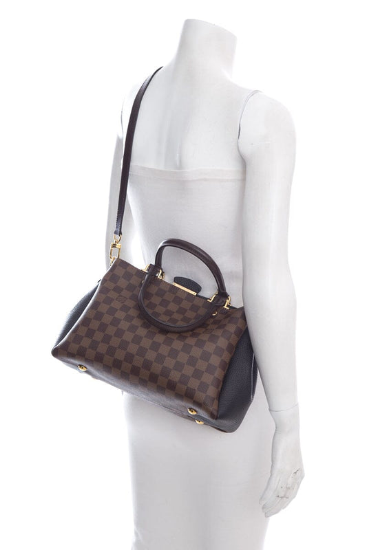 Louis Vuitton Brown & Black Brittany Damier Handbag