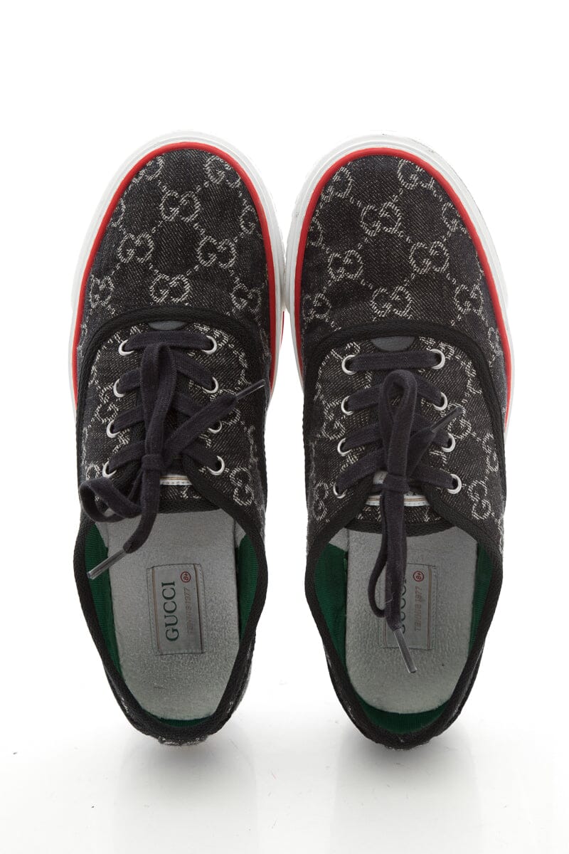 Gucci Black Monogram 1977 Sneakers SZ 8.5