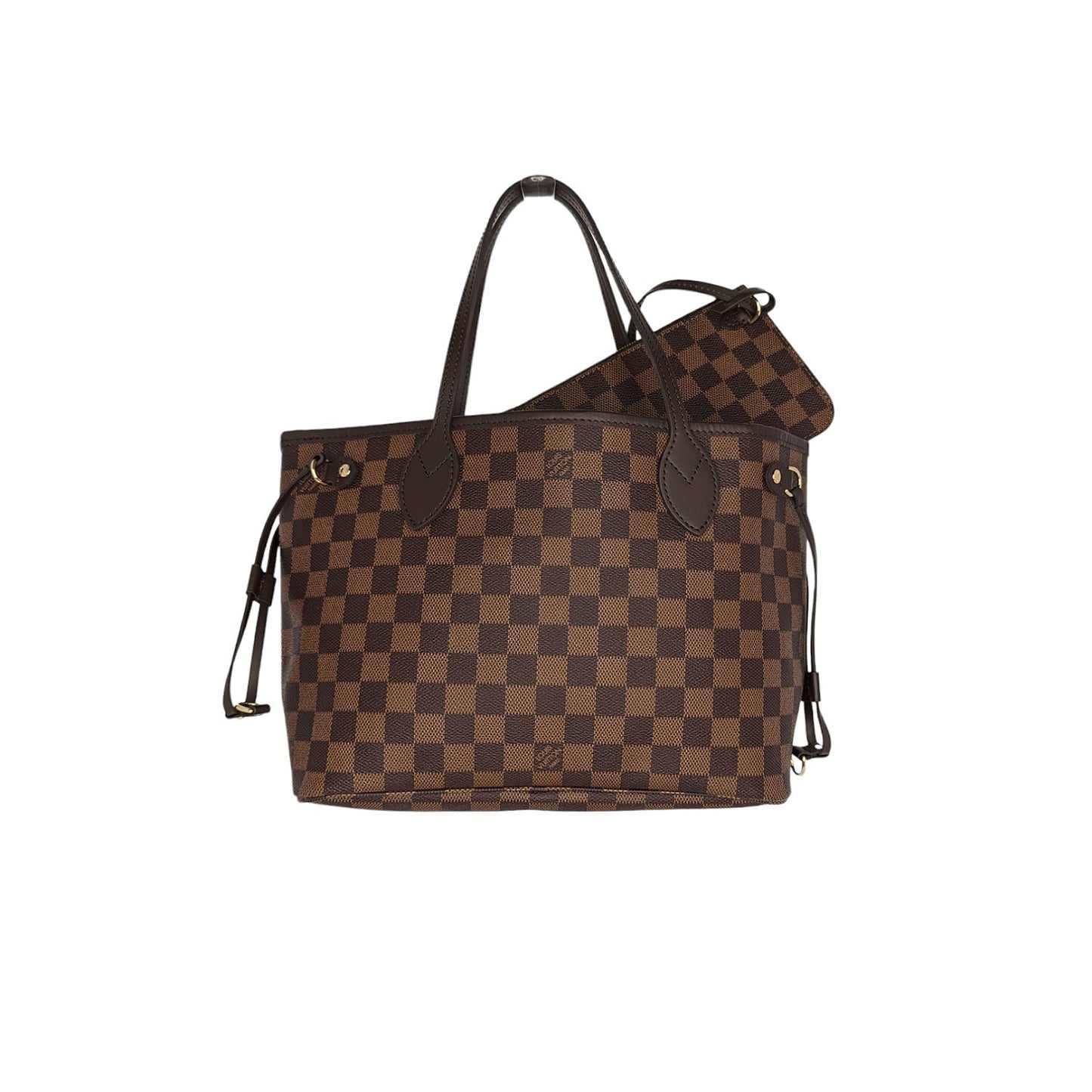 Louis Vuitton Neverfull Damier Ebene PM Tote & Pochette