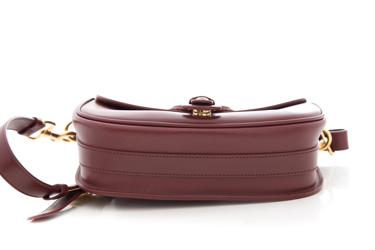 Dior Maroon Bobby Handbag