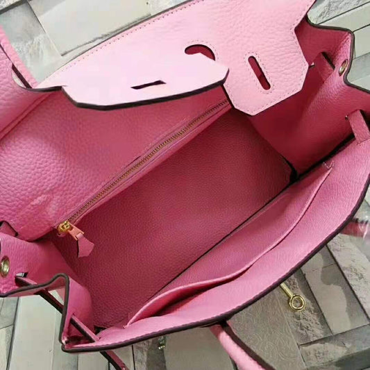 HM Birkin Pink For Women Gold Toned Hardware 14in/35cmÂ