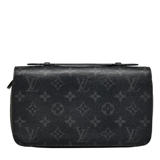 Louis Vuitton Monogram M61698 Long Wallet PVC/Leather Black