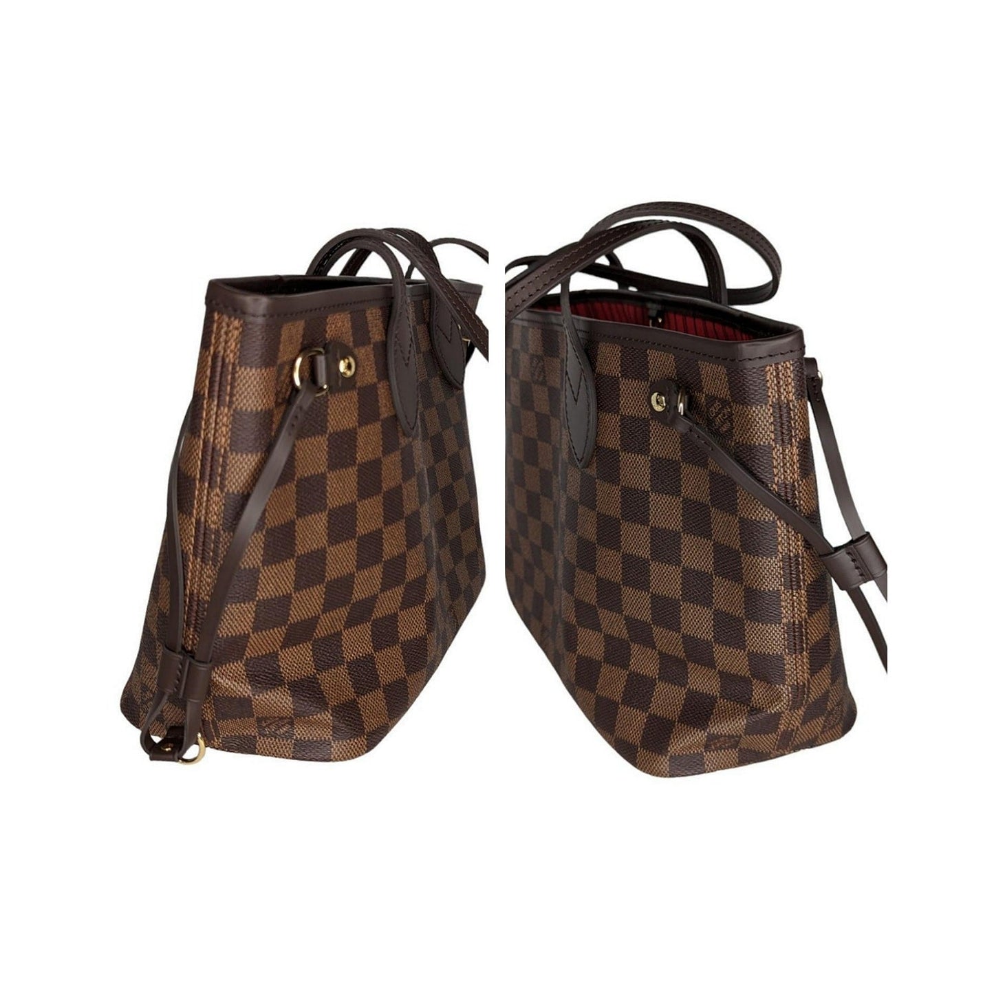 Louis Vuitton Neverfull Damier Ebene PM Tote & Pochette