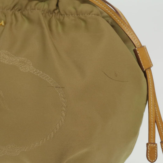 PRADA Shoulder Bag Nylon Khaki  bs3848