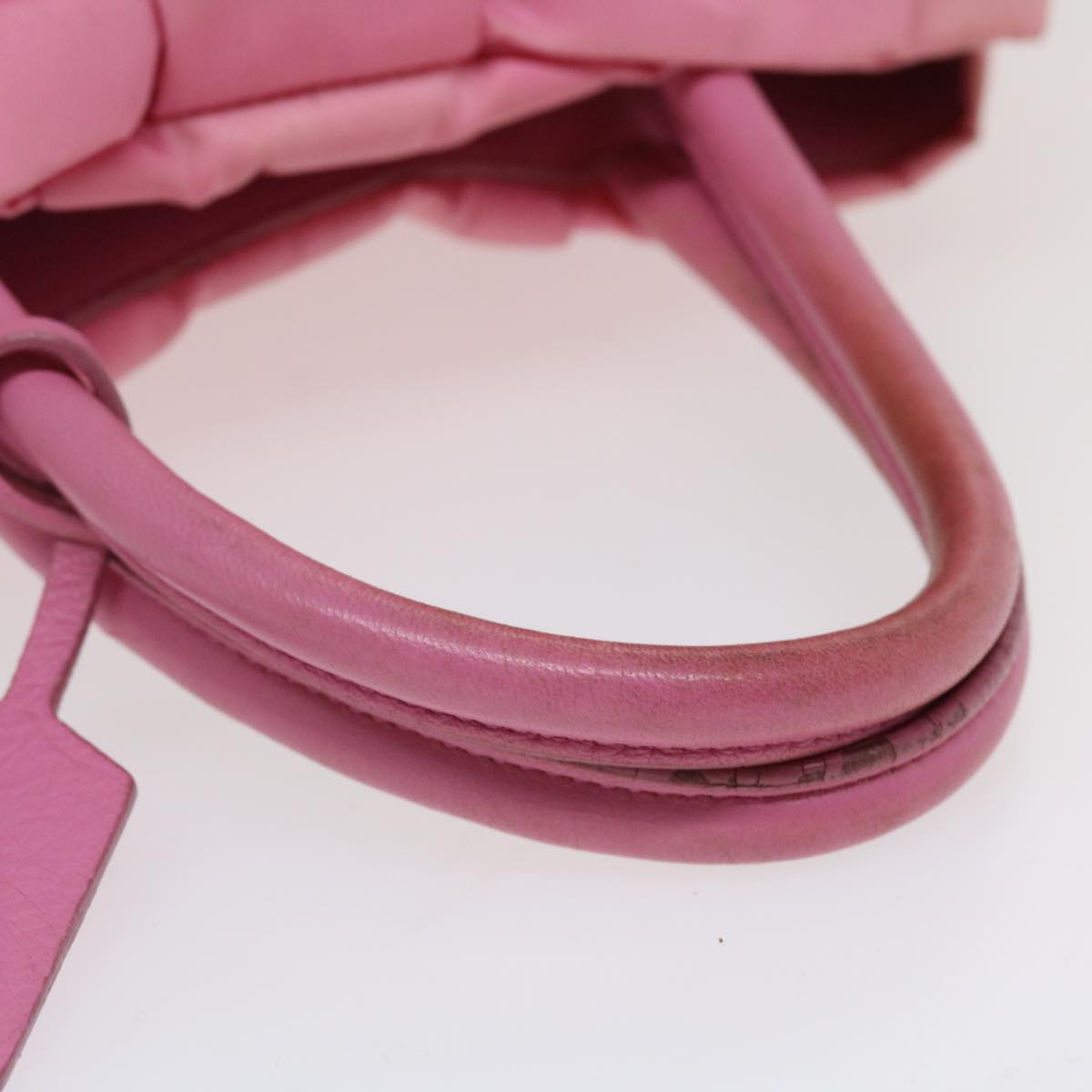 PRADA Hand Bag Nylon Pink  bs3964